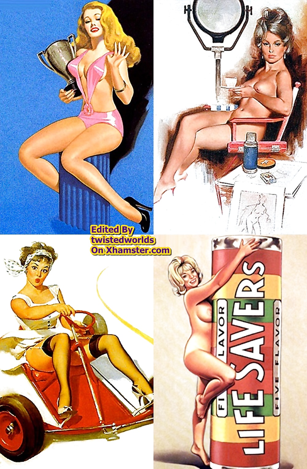 Vintage Pinup Girls New & Old Erotica By twistedworlds #16556055
