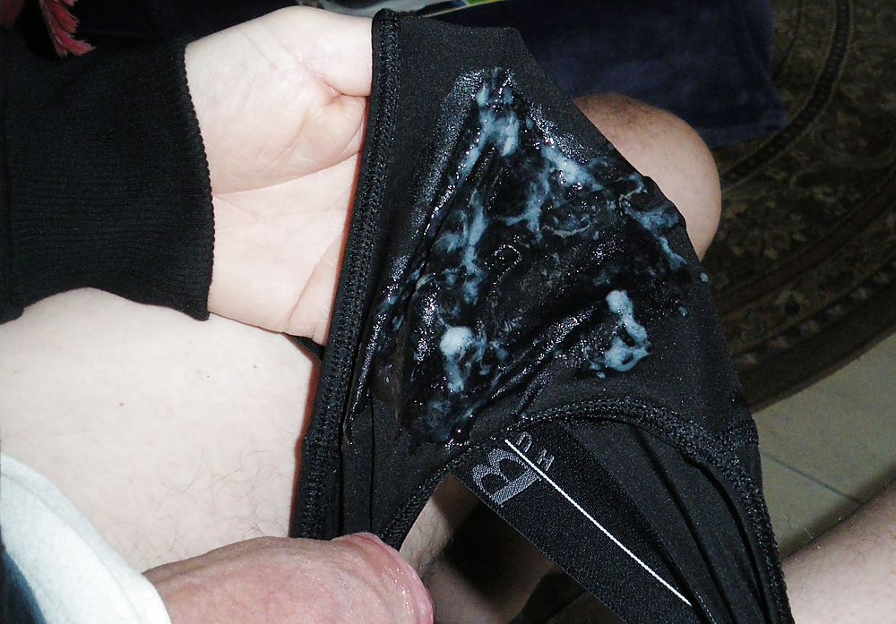 Cumshot on my polyamid mens underwear... #17661073