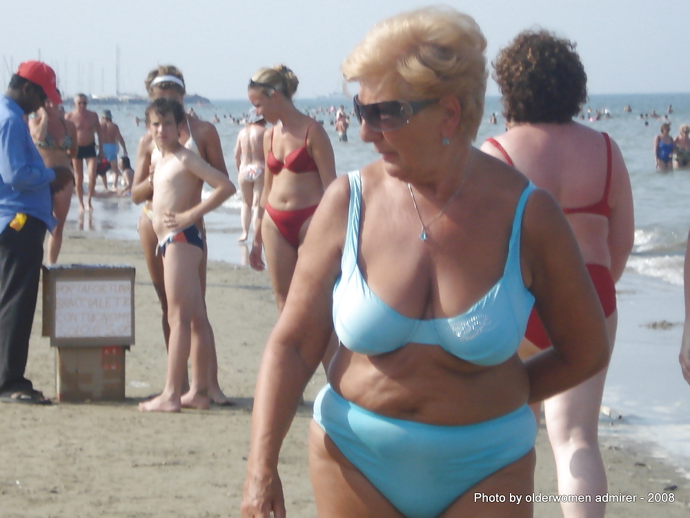 Grannies on beach 3 #11249940