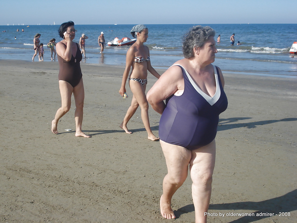 Grannies on beach 3 #11249946