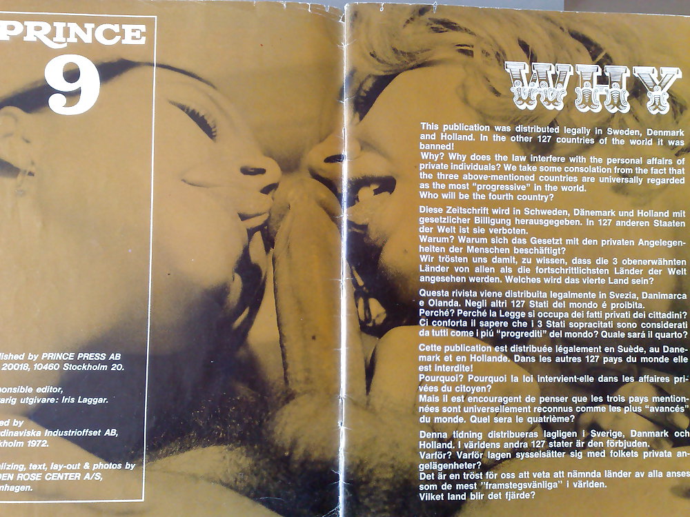 Prince Sexmagazine Suédois Couleur 2 1972 #5223674