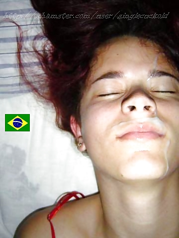 Amateur  Crys Bukkake Brazil #5073359