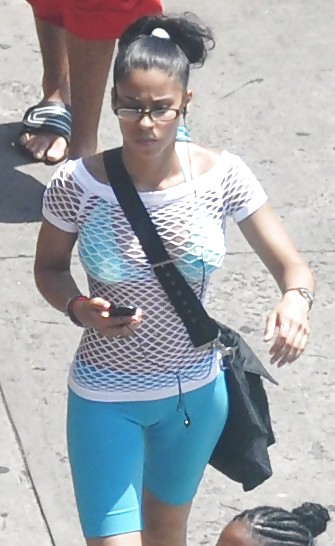 Harlem Girls in the Heat 198 New York See Through Shirt #7462338