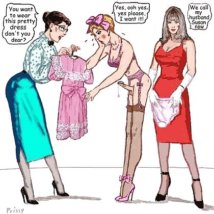 Sissy toons and captions #6803693