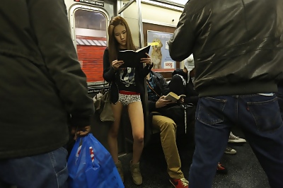 NYC: No Pants Subway Ride 2013, Pt. 2 #17884044