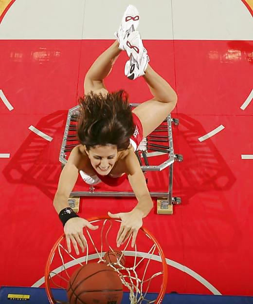 Slam dunking cheerleaders #14447907