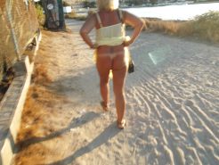 Beach nudity