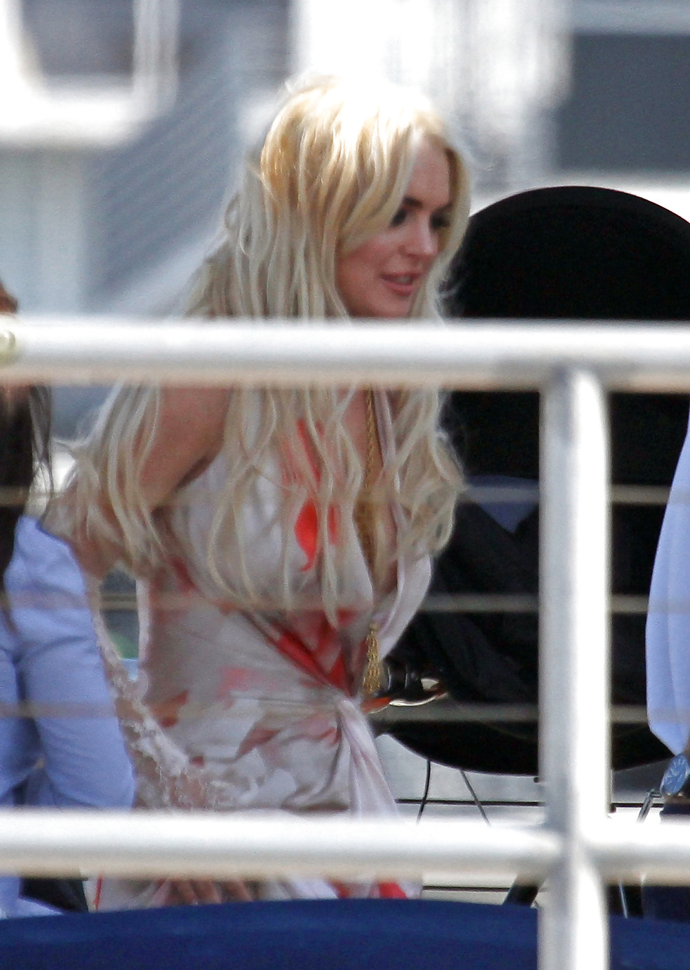 Lindsay lohan boobslip durante ps en miami
 #3873474