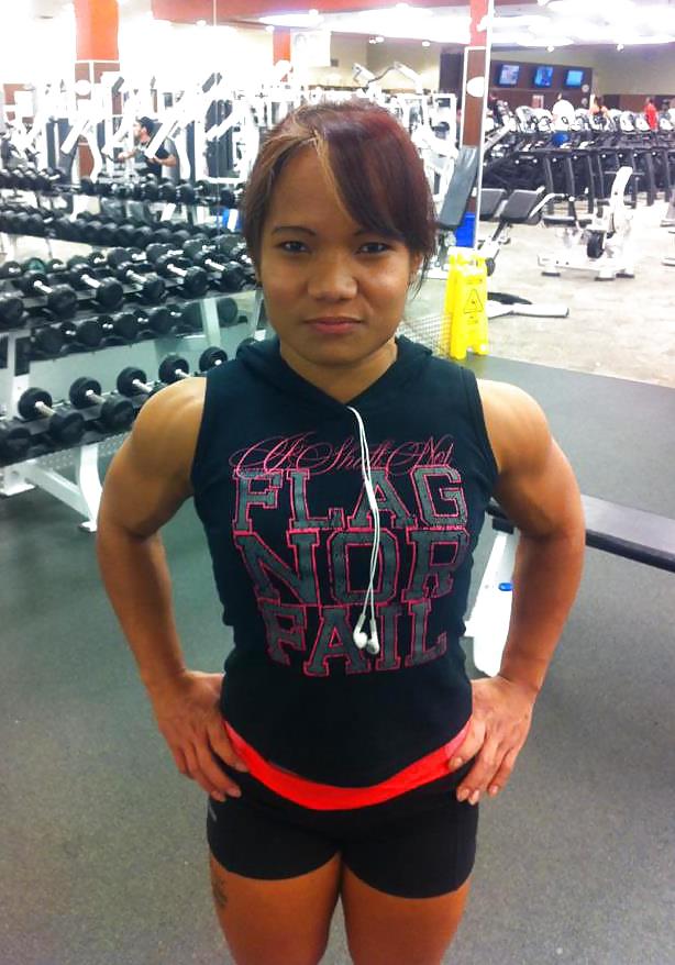 Some kinda asian bodybuilder chick #14711618