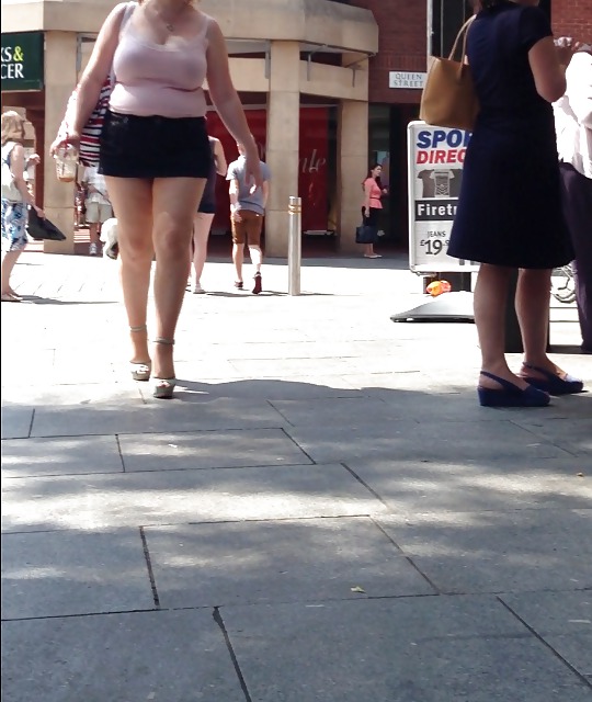 Chubby Mini Skirt in public #22776147
