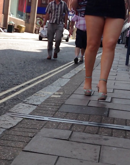 Chubby Mini Skirt in public #22776156