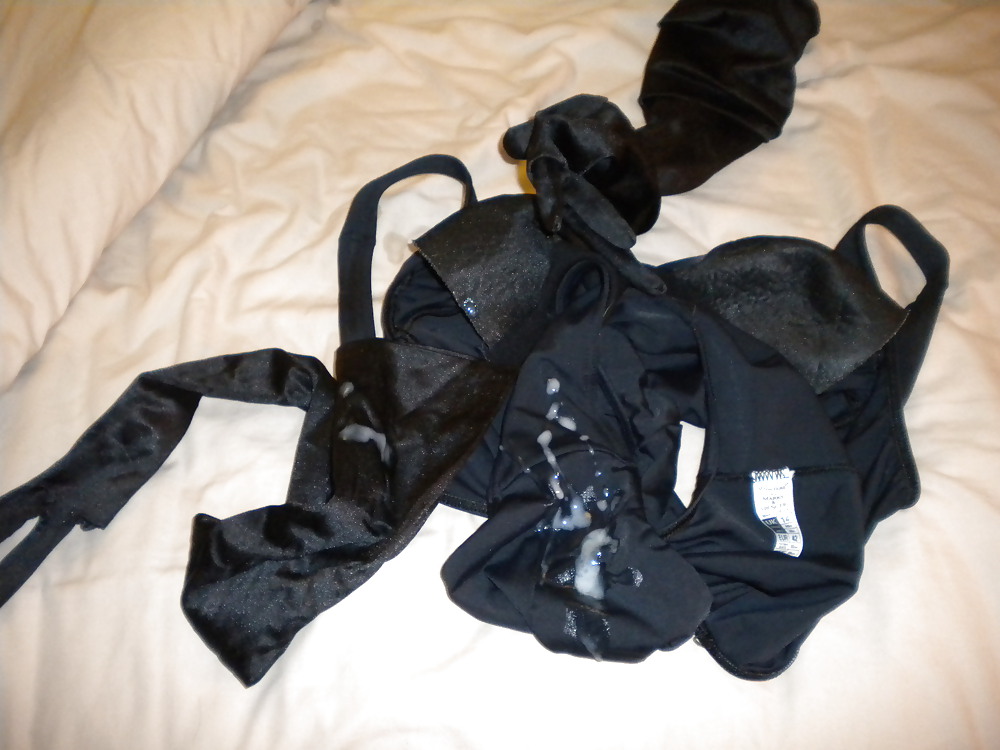 Cum soaked swimsuit and gloves after heavy xhamster session #12023574