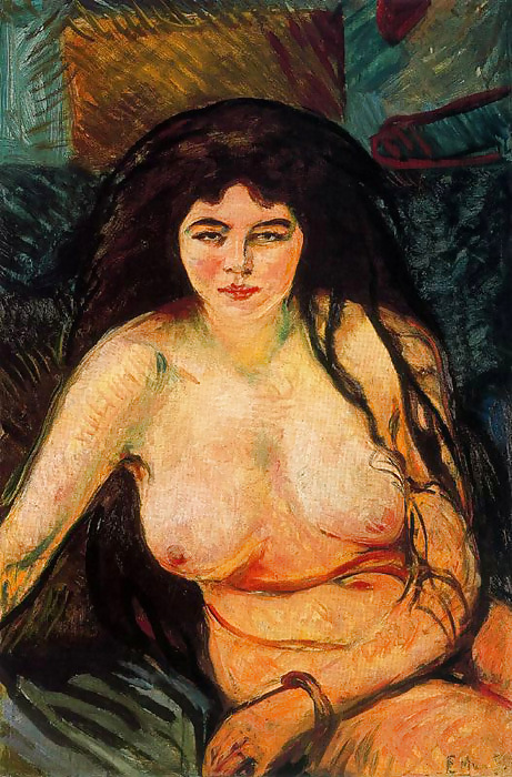 Painted Ero and Porn Art 18 - Edvard Munch  #7358881