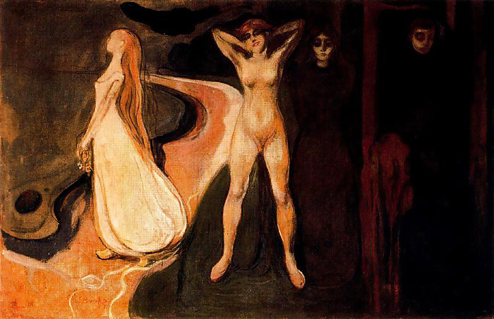 Painted Ero and Porn Art 18 - Edvard Munch  #7358949