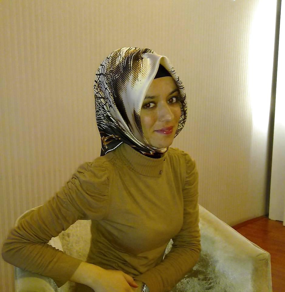 Turkish arab turbanli hijab karisik #12118708