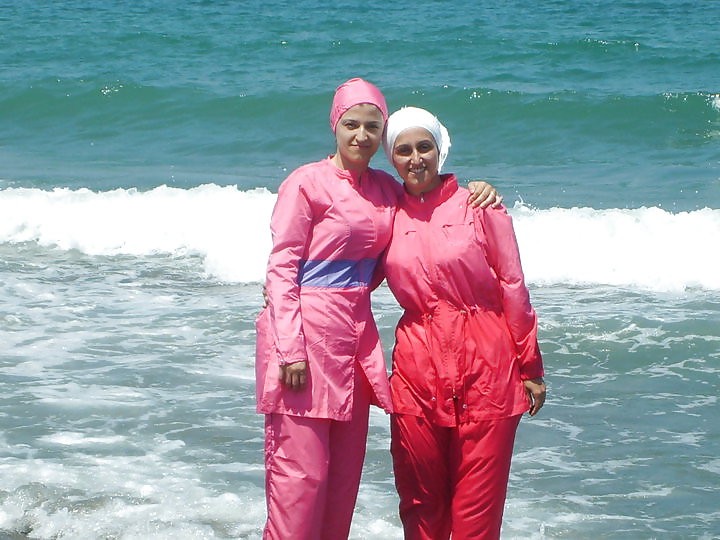 Turkish arab turbanli hijab karisik #12118760