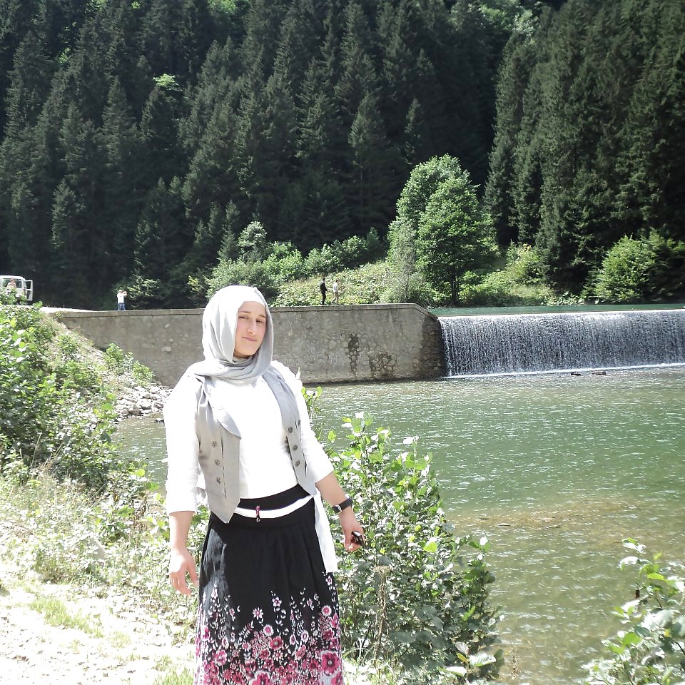 Turkish arab turbanli hijab karisik #12118830