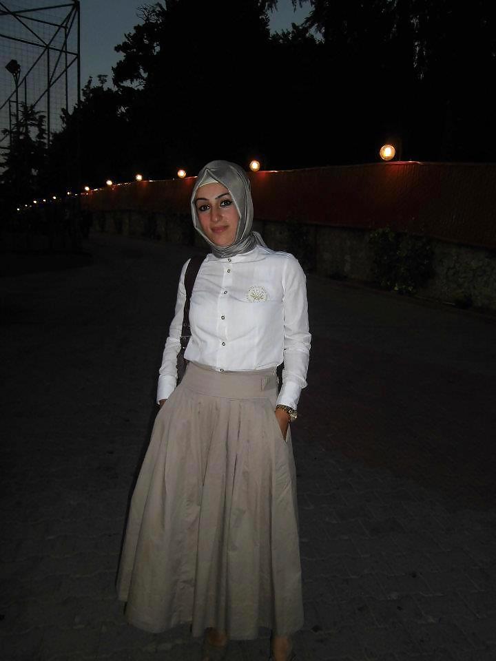 Turkish arab turbanli hijab karisik #12118923
