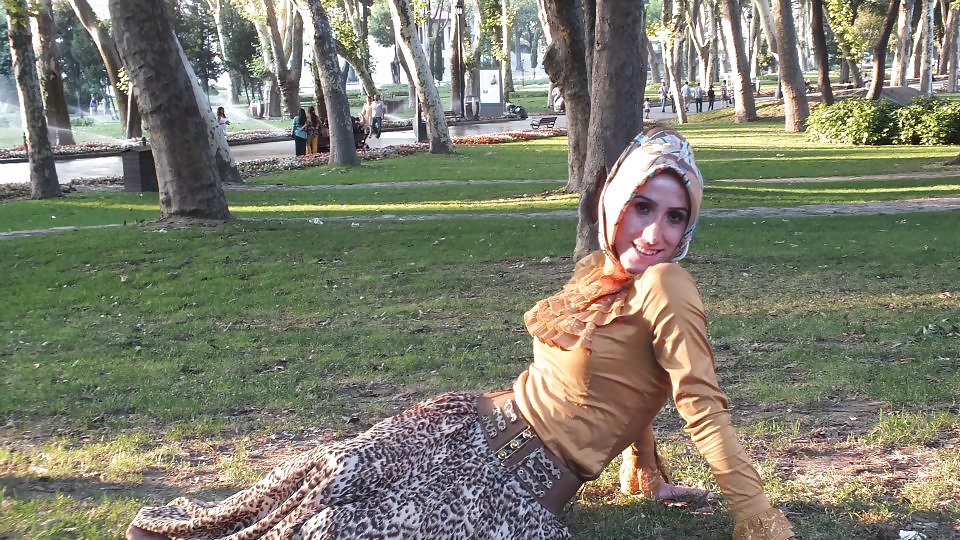 Turkish arab turbanli hijab karisik #12118989