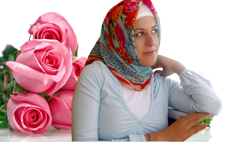 Türkisch Arabischen Turban-Hijab Gemischt #12119073