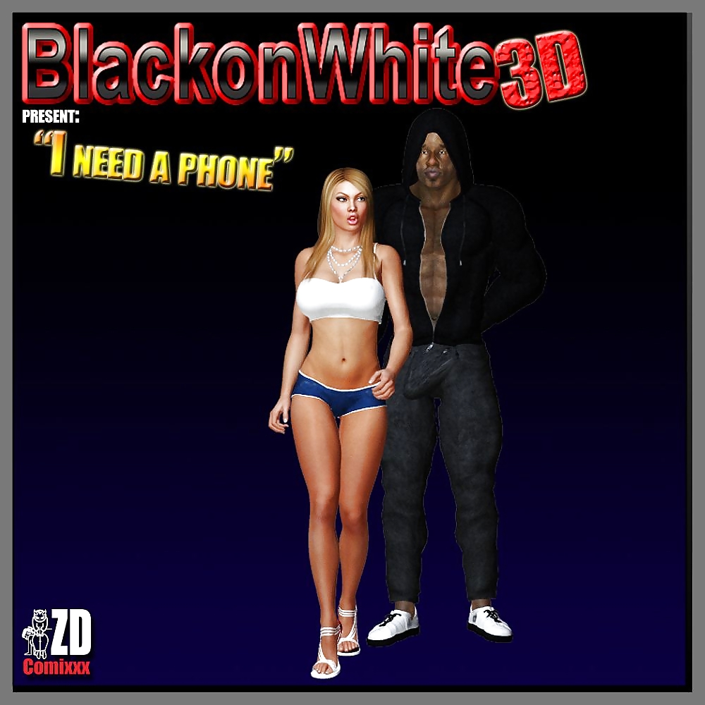 Interracial Comixxx - Blackonwhite3d - Téléphone #13086515
