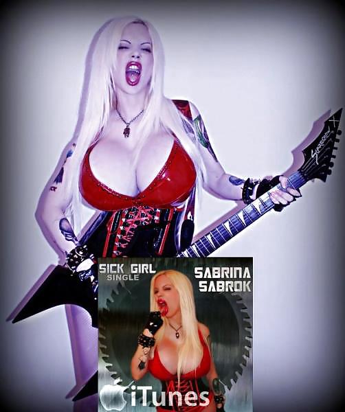 Sabrina Sabrok Rock Singer Biggest Breast in the World #10747971