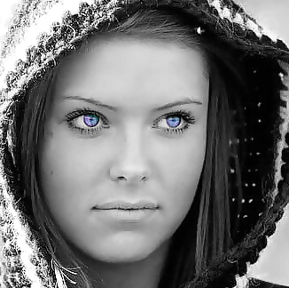 Schönen Blauen Augen Von Troc #8095007