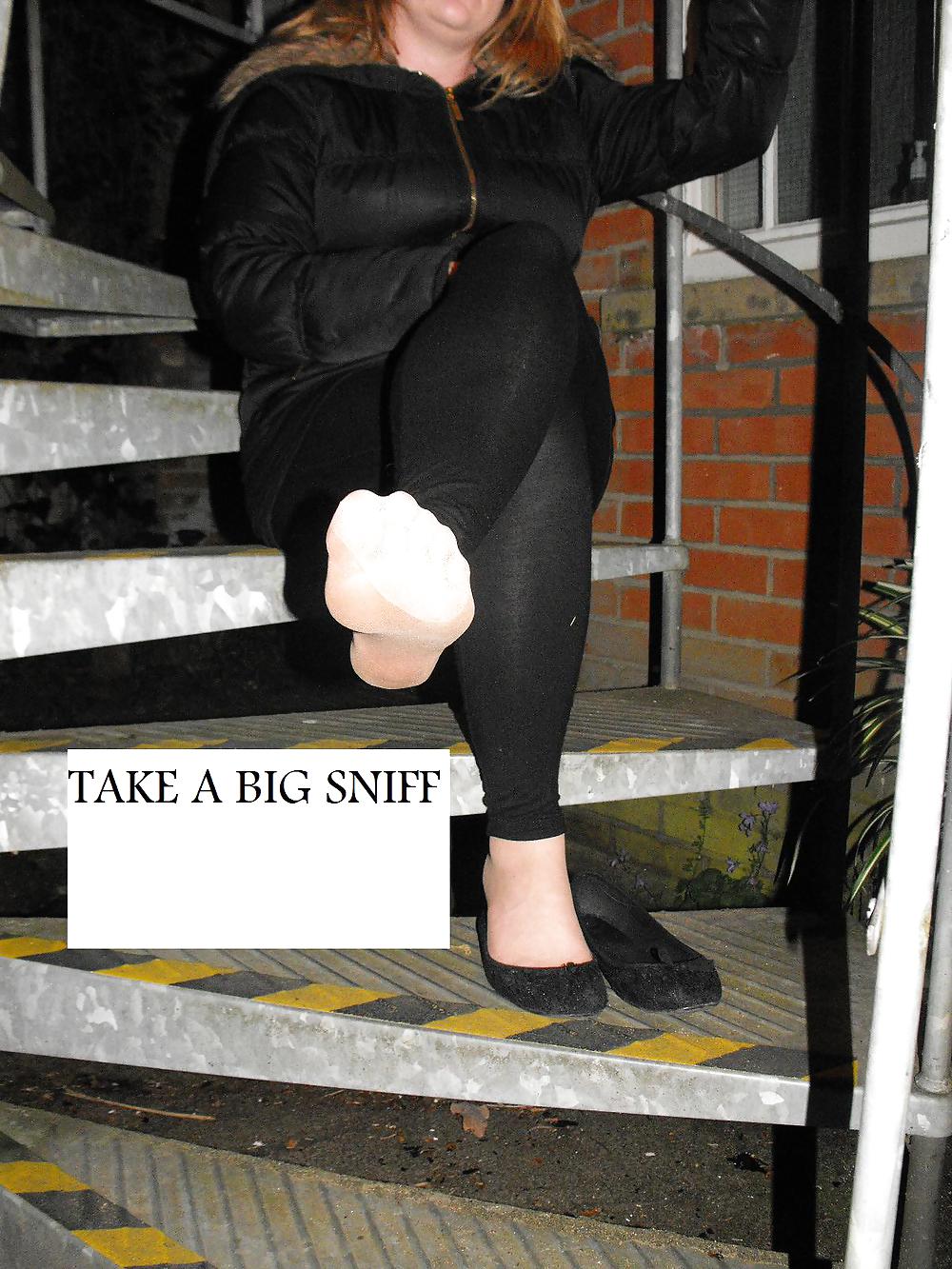 Em's feet and tights with captions #9376675