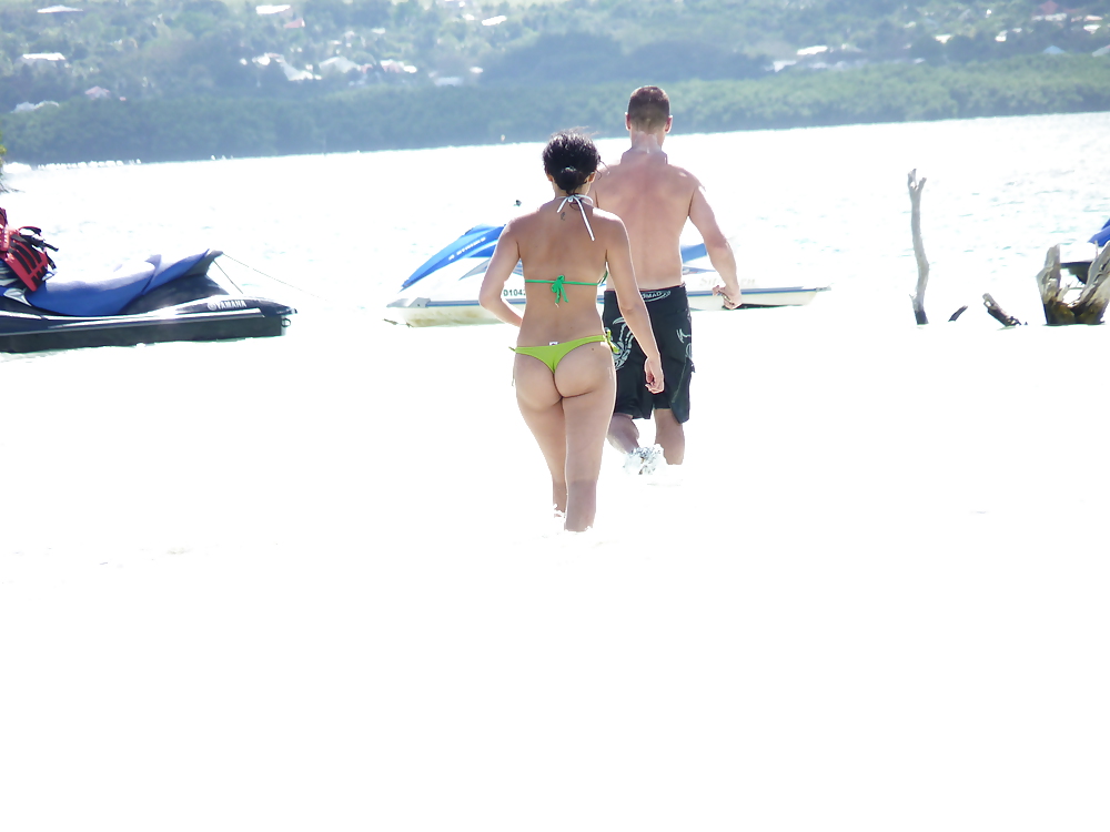 GIRLS ON THE GUADELOUPE BEACH #11186263