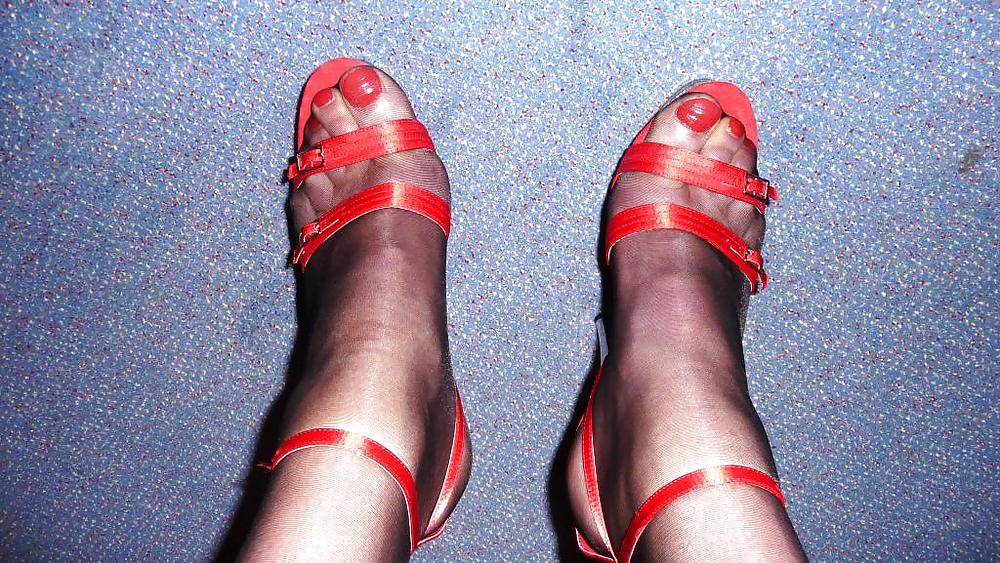 Meine lackierten trannynylonfuesse #9373686