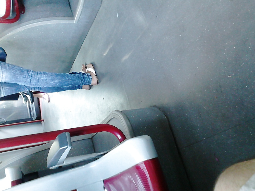 Feet in bus #22498101