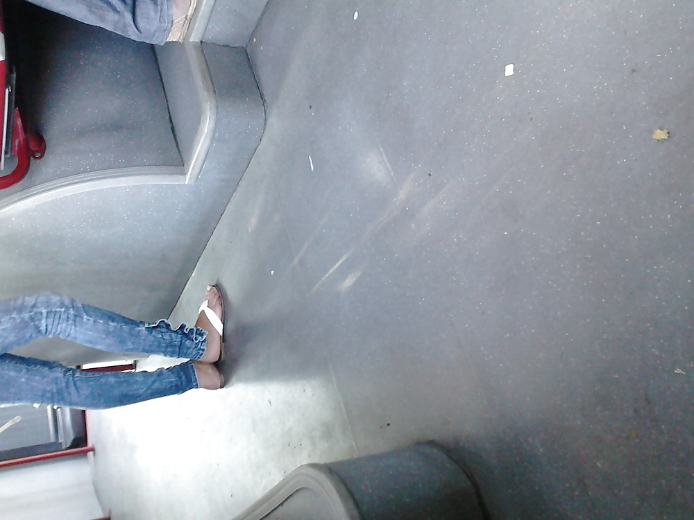 Feet in bus #22498110
