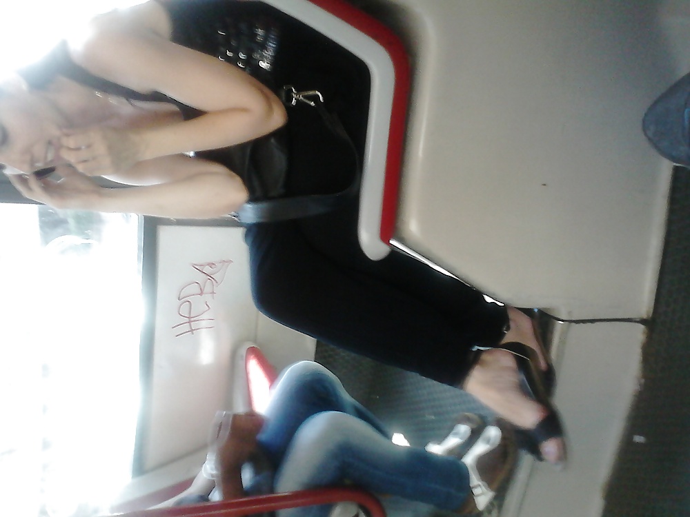 Feet in bus #22498289
