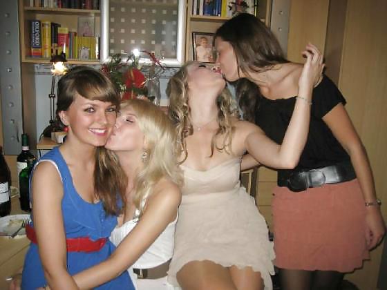 Hot Teens Partying And Posing  #9273006