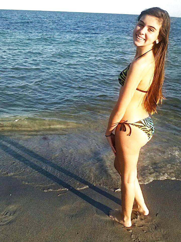 Latina ass at the beach 2 #22836897