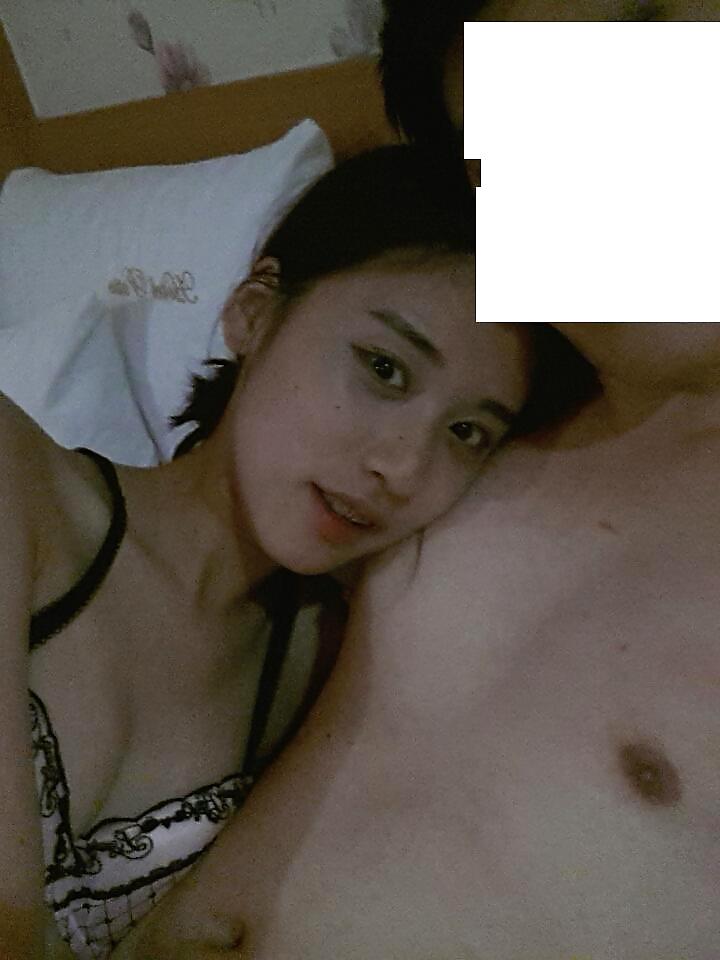 Korean Ex-Girlfriend Bikini Topless #18553275
