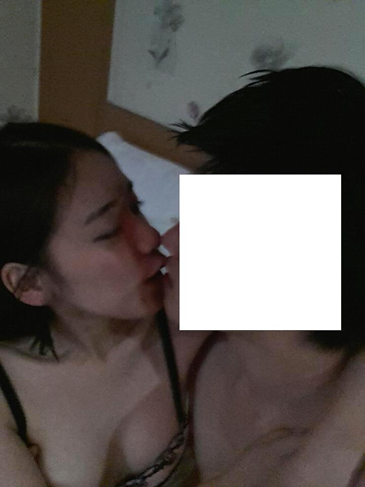 Korean Ex-Girlfriend Bikini Topless #18553354