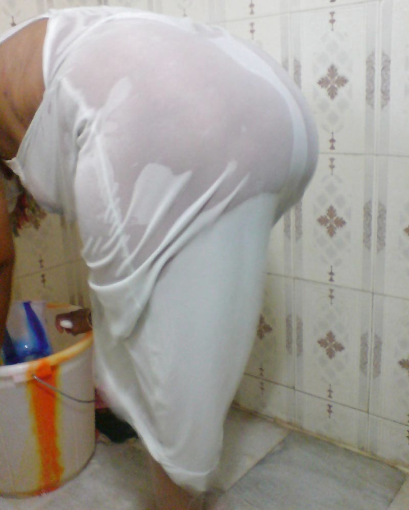 Indian wife having shower #418555