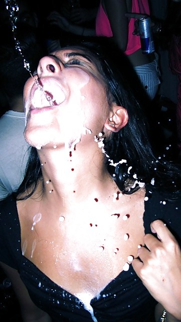 Champagne facial crazy parties #13219244