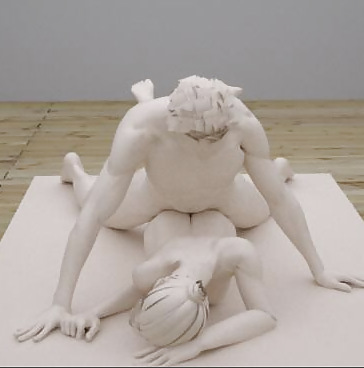 Große Erotischen Skulpturen 2 - Kama Sutra Positionen #9211213