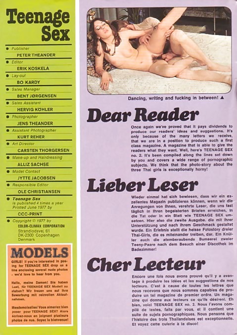 Vintage Zeitschriften Teenager-Sex 02-1977 #2150267