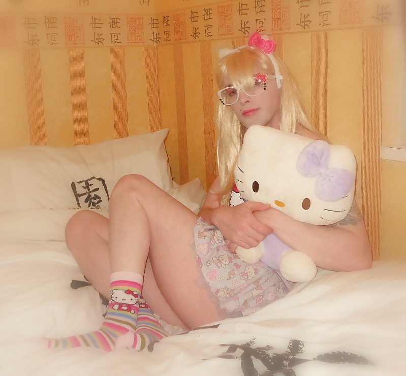 Me in my hello kitty cute outfit #9021897