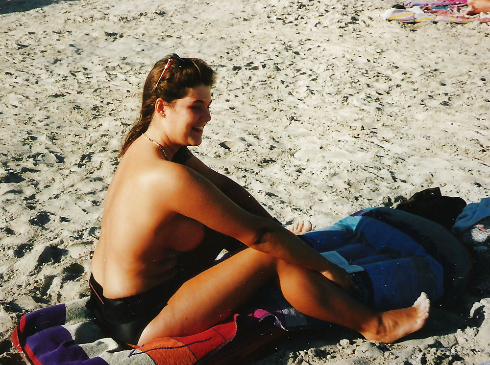 Teen with big tits on the beach #12311843