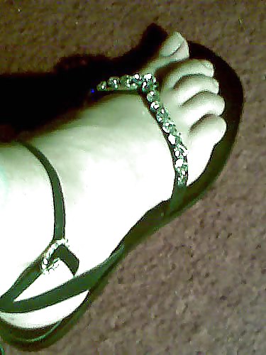 Indische Und Paki Füße Fersen Sandalen. Fb Und Web-Bilder #5593413
