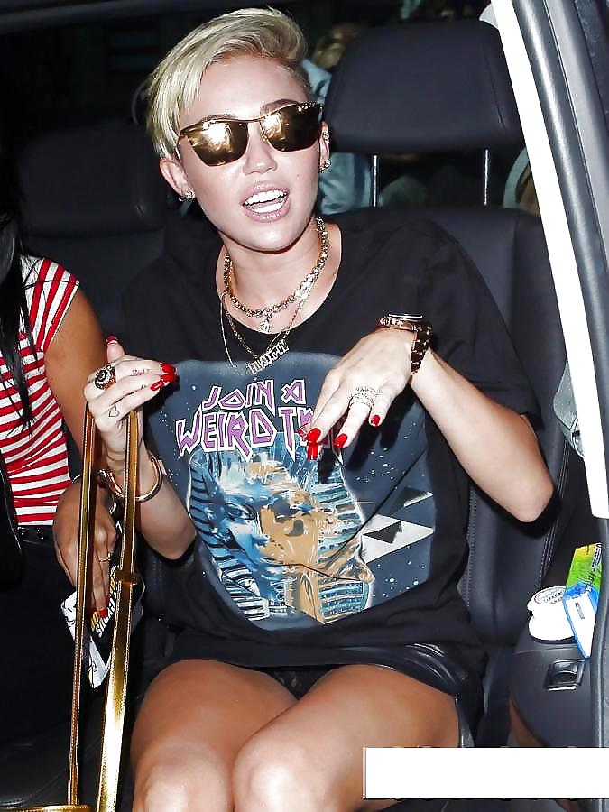 Miley Cyrus Sexy slip upskirt shopping in London July 2013 #20129795