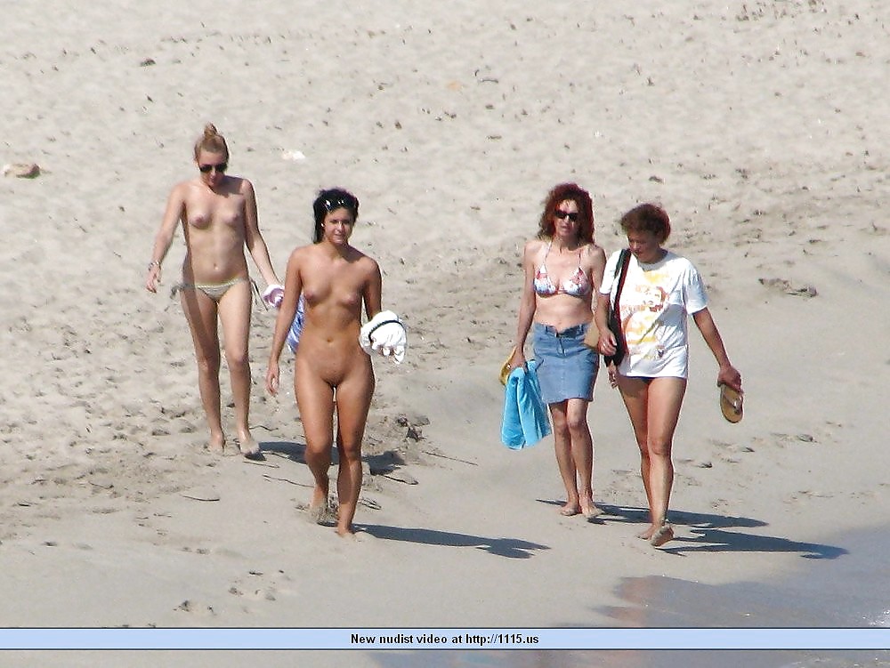 Young nudist beach teens  #17894123