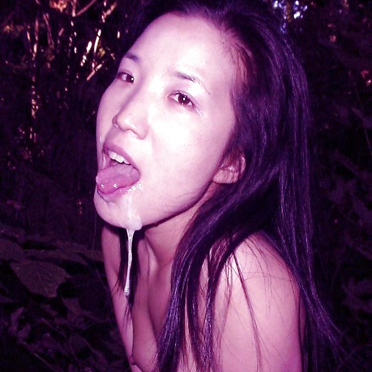 Sexy Skinny Asian Amateur in Woods #13769924