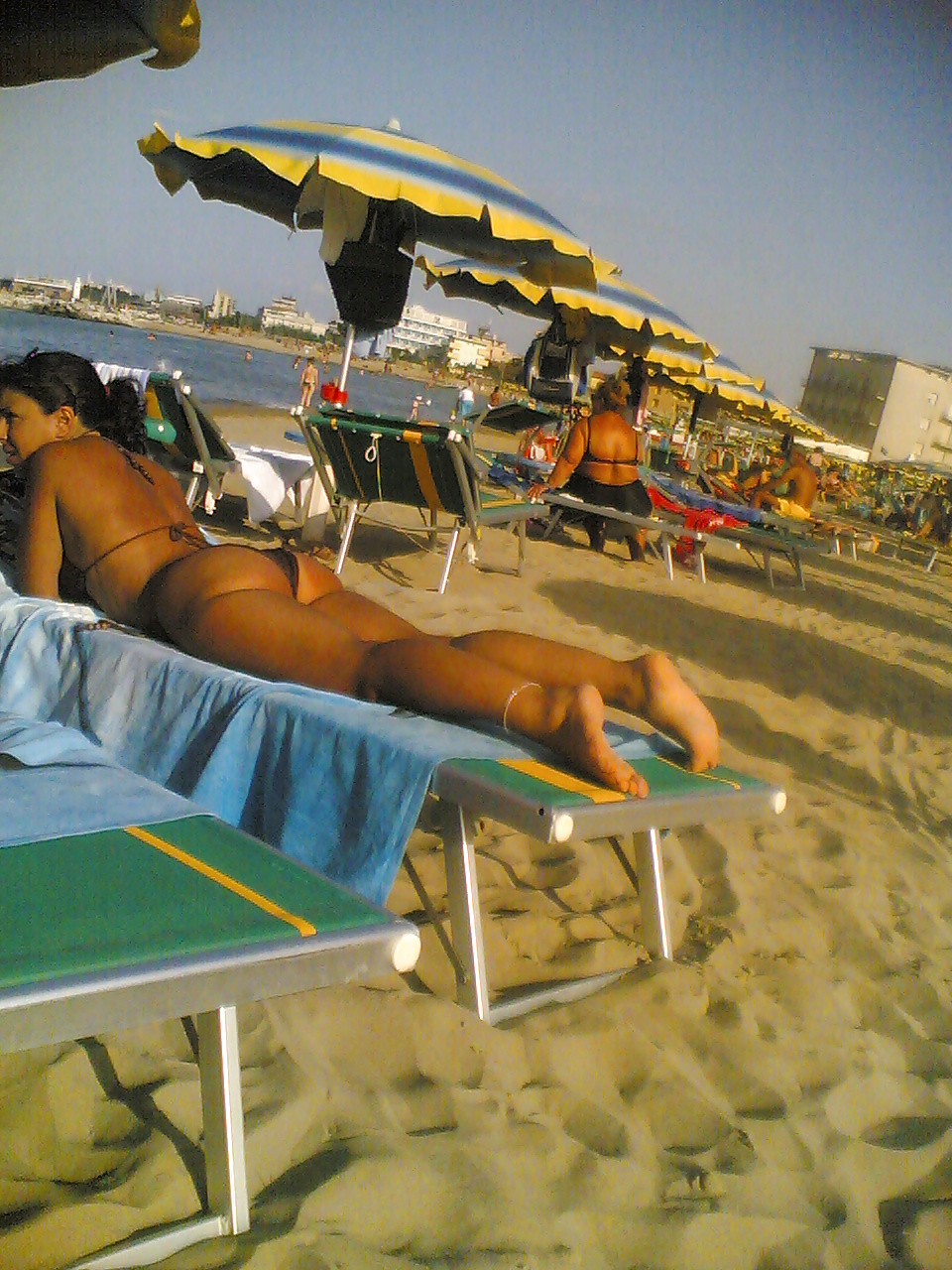 Candid Ass italian beach #7014620