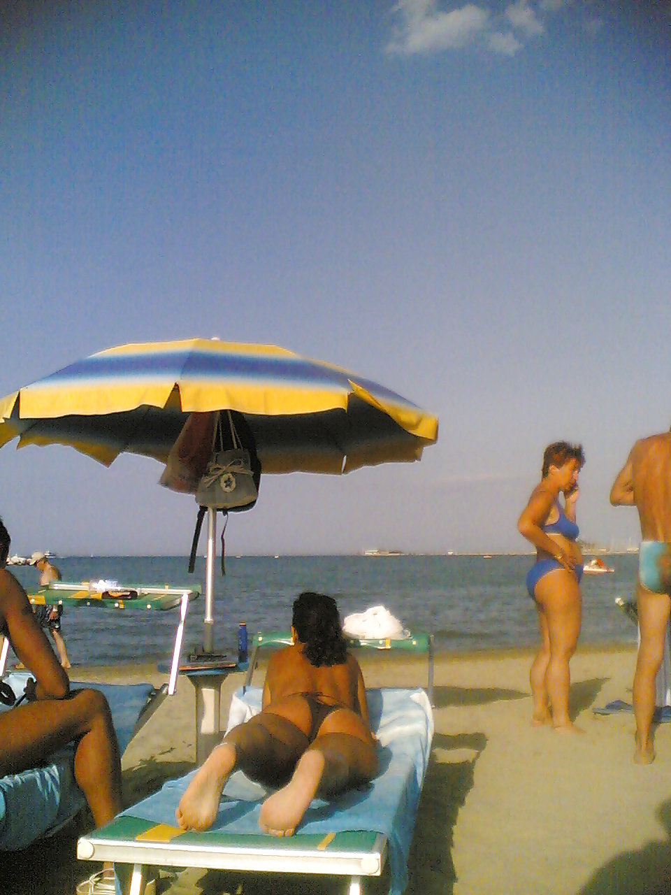 Candid Ass italian beach #7014716