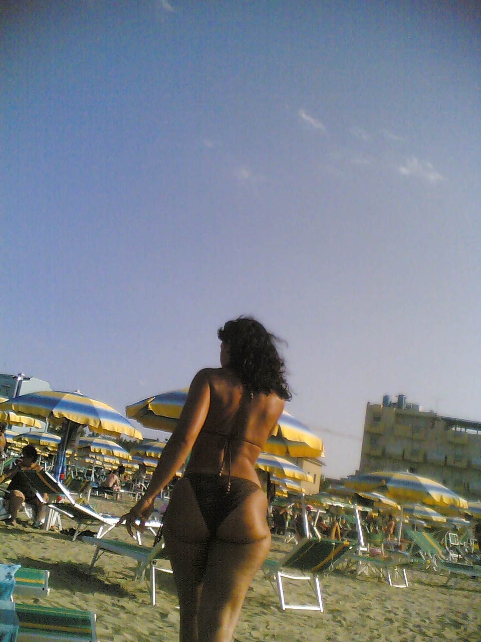 Candid Ass italian beach #7014765